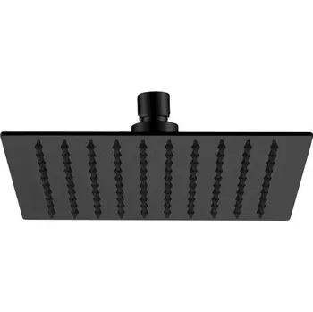 Sprchová hlavice Sanjet FLAT BLACK Sprcha čtverec extra nízká 30x30 cm, černá matná, A579CM30NO