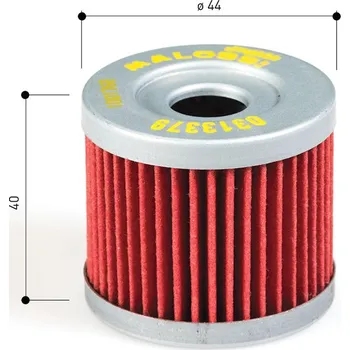 Filtr pro motocykl Olejový filtr Malossi Red Chilli, Suzuki Burgman UH 125-150 Burgman K7-10 400 Epicuro 125-150 M.0313379