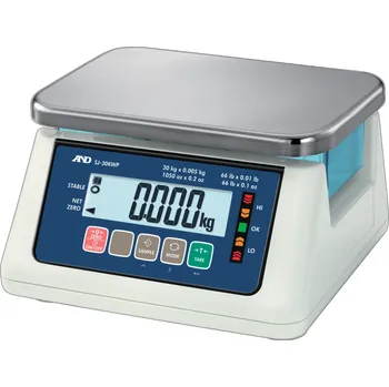 Obchodní váha Kuchyňská balící váha AND SJ-6000WP do 6 kg s možností akreditované kalibrace