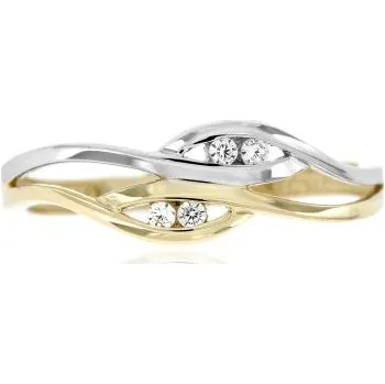 Prsten Zlatnictví U Kostela Dámský dvoubarevný zlatý prsten 1192 57 2494-19309654