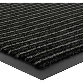 Rohožka Šedá vstupní rohož FLOMA Scala - délka 80 cm, šířka 120 cm, výška 0,5 cm