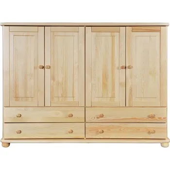 Komoda KD157 dřevěná komoda z masivní borovice Drewmax (Kvalitní nábytek z borovicového masivu)