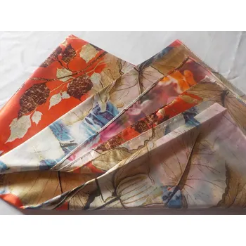 Šála Luxusní delší šála —elegantní květiny 17