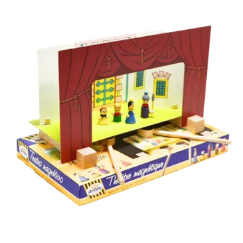 Dřevěná hračka Magnetické divadlo Hrad