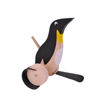 Dřevěná hračka Plácačka tučňák