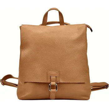 Kabelka Dámský kožený batoh/crossbody kabelka Patrizia Piu 518, obsah cca. 7 hnědá | KabelkyproVas.cz