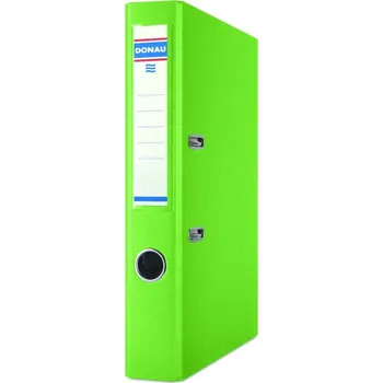 Pákový pořadač Donau Master, A4, 50 mm, PP, světle zelený