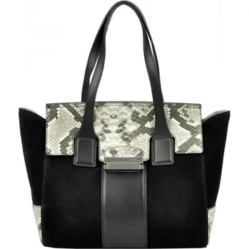 Kožená kabelka Innue E712 - černá