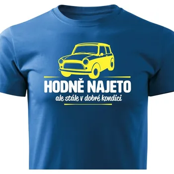 Pánské tričko Pánské tričko Hodně najeto, ale stále v dobré kondici Barva: Modrá, Velikost: L