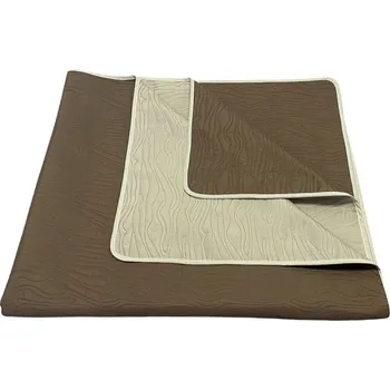 Přehoz na lůžko Hnědý přehoz přes postel 135x245 cm
