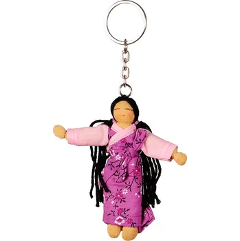 Panenka Dolls4Tibet Přívěsek Hadrová panenka tibetské dívky