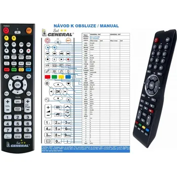 Dálkový ovladač General BULSATCOM DL-STBS200 - náhradní dálkový ovladač