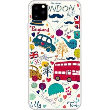 Měkký plastový kryt pro iPhone 11 - miluji Londýn