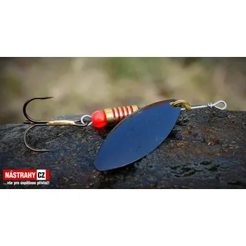 Umělá nástraha Rotační třpytka MEPPS Aglia Long 2 - Color: black