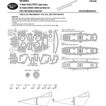 Plastikový model 1/48 Mask TF-104G / F-104DJ EXPERT (KIN)