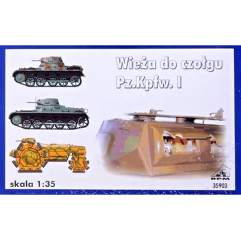 Plastikový model 1/35 Turret for Pz.Kpfw. I with interior