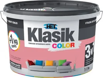 barva na zeď HET Klasik Color 7+1 kg