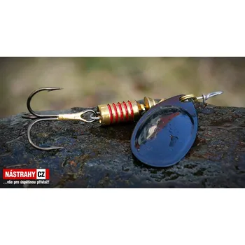 Umělá nástraha Rotační třpytka MEPPS Aglia 3 - Color: black