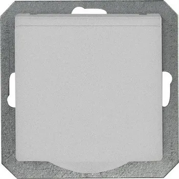 Stavebniny Timex Zásuvka s víčkem IP44 OPUS premium silver