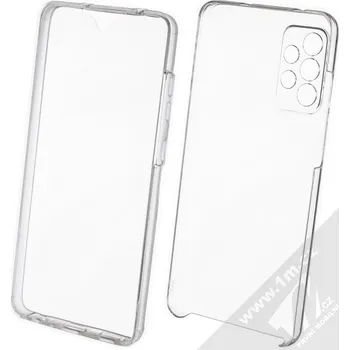 Pouzdro na mobilní telefon 1Mcz 360 Full Cover sada ochranných krytů pro Samsung Galaxy A72, Galaxy A72 5G průhledná (transparent)