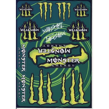 Samolepicí dekorace na vozidlo Nálepky moto Monster Energy 5 (Sada nálepiek)
