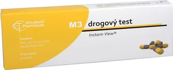 Diagnostický test Elizabeth Pharmacon M-3 Multipanel Instant-View Drogový test 1 ks