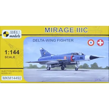 Plastikový model 1/144 Mirage IIIC 'Delta-wing Fighter' (4x camo)