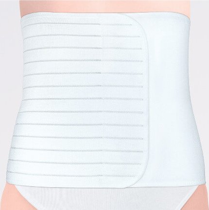 Meyra ABDOMINAL BINDER Qmed Břišní pás elastický, Velikost XXL - obvod pasu 107 - 122 cm