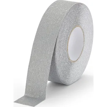 Výstražná páska Šedá korundová voděodolná podlahová protiskluzová páska FLOMA Marine - délka 18,3 m, šířka 5 cm, tloušťka 1 mm