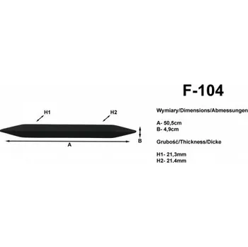 Lišta karosérie Ostatní Lišta na nárazníky 50 cm