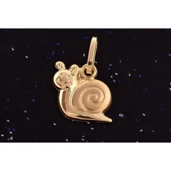 Přívěsek Zlatý přívěsek šnek P064, Au 585/1000 14kt,0,40g (14kt,váha 0,40g)