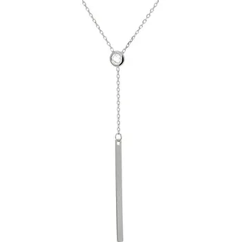 Náhrdelník Náhrdelník z bílého zlata ZLNAH044F + DÁREK ZDARMA