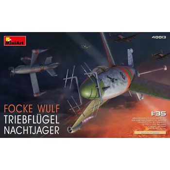 Plastikový model 1/35 Focke-Wulf Triebflügel Nachtjager (4x camo)