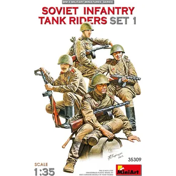 Plastikový model 1:35 Soviet Tank Riders Set No.1