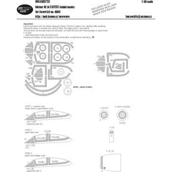 Plastikový model 1/48 Mask Meteor NF.14 EXPERT (SWORD 48011)