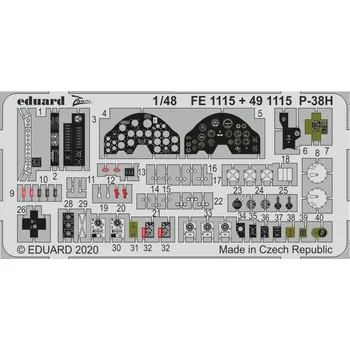 Plastikový model 1/48 P-38H (TAM)