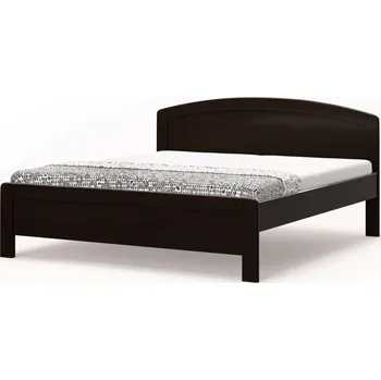 Postel BMB Postel Karlo Art oblá - masivní buk Moření: černá, Rozměr: 180 x 200 cm