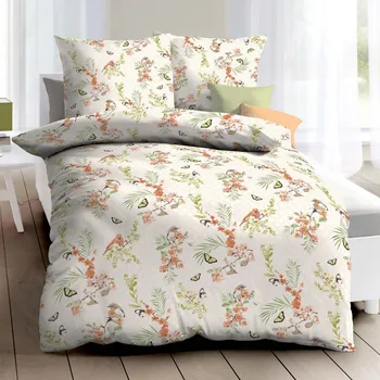 Povlečení Kaeppel | Povlečení Spring Birds, 140x200, 70x90 - jersey bio