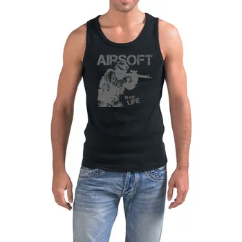 Pánské tílko STRIKER Tílko Airsoft is my life Velikost: XXL