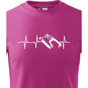 Chlapecké tričko Dětské tričko - Freestyle koloběžka, Barva Purpurová, Velikost 158 cm/12 roků, Canvas Dětské tričko Bezvatriko.cz 0717