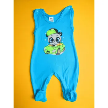 Dupačky Arex, ČR Jednobarevné dupačky s potiskem Barva: tyrkysově modrá, Velikost: 56