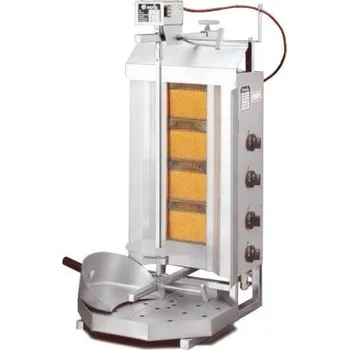 Kuchyňský gril Plynový gyros gril GD4 Potis Varianta: Plynový gyros gril GD4 Potis MU motor dole