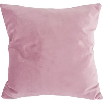 Polštář Polštář čtvercový sametový 40 cm Cushion Tender fialový Present Time (Barva- orchideově fialová)