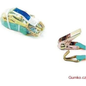 Upínací popruh Compass Popruh s ráčnou a háky 2t 6m CAR