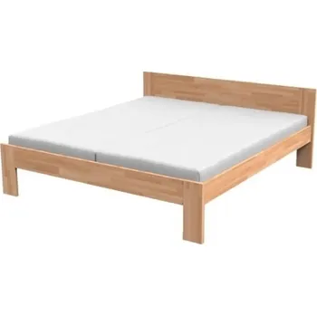 Postel TEXPOL NATÁLIA - masivní buková postel s parketovým vzorem - Akce! 180 x 200 cm, buk masiv