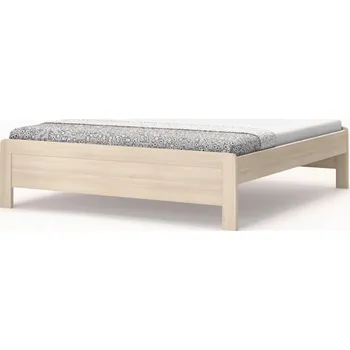 Postel BMB Postel Karlo s nízkým čelem oblá - imitace dřeva Dekor: Akát, Rozměr: 90 x 200 cm