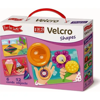 Puzzle PEXI Velcro skládačky -Tvary (Shapes)
