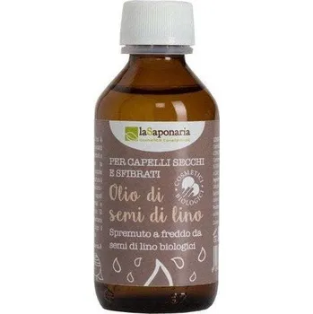 Rostlinný olej BIO lněný vlasový olej za studena lisovaný, 100 ml