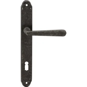 Dveřní kování Cobra ALT-WIEN RUSTIK 72 mm Černá