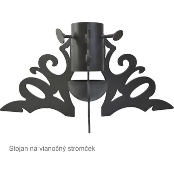 Stojánek na vánoční stromek KOVIAN, s.r.o. stojan na vánoční stromeček MODERN, černý, 500x500x230mm